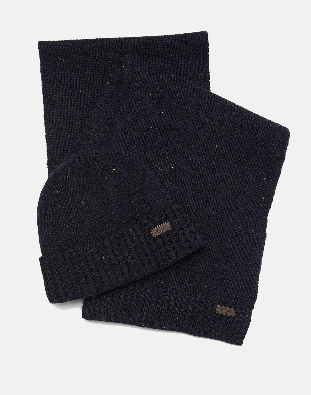 BARBOUR CARLTON FLECK BEANIE & SCARF GIFT SET FES-FULAR