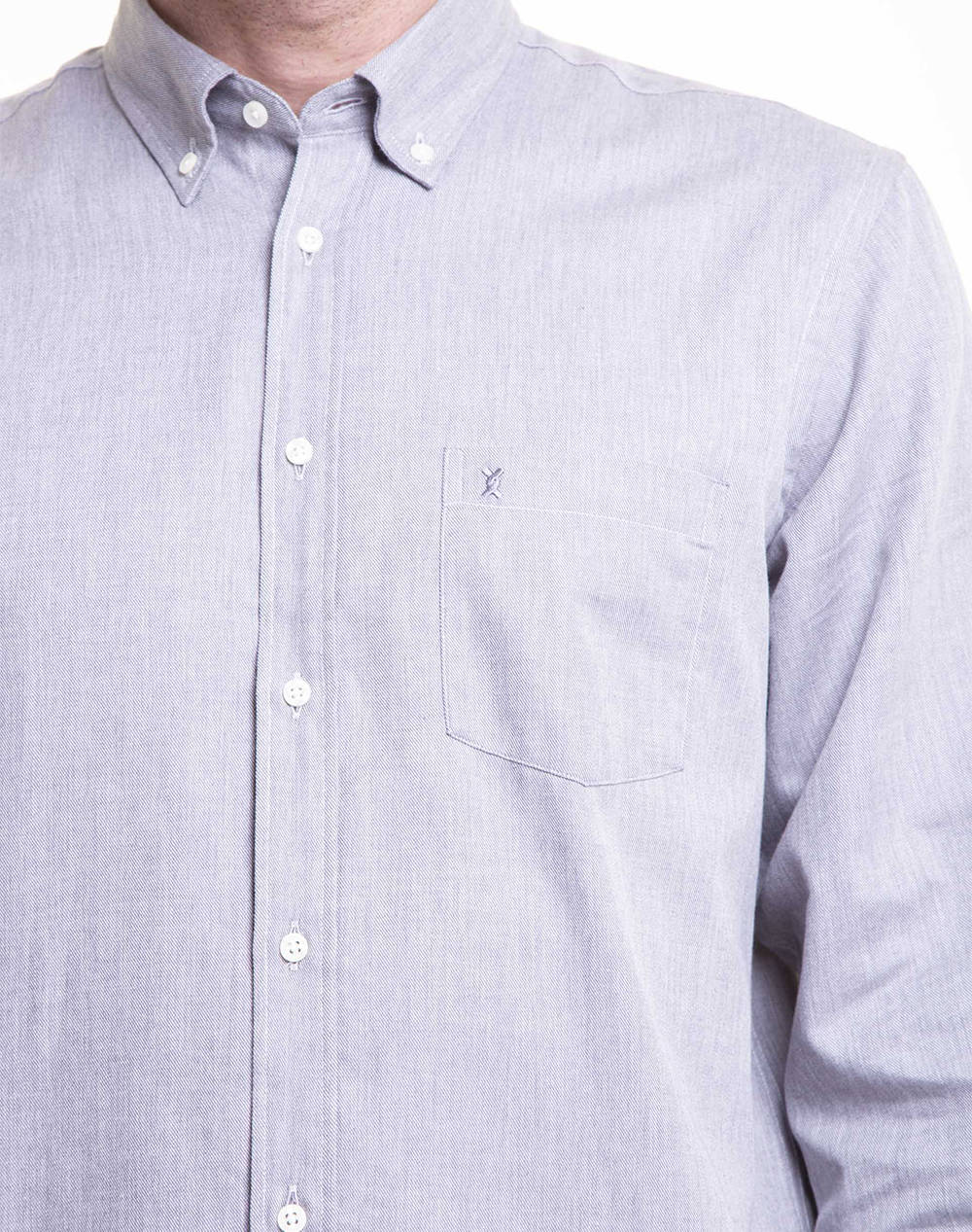 THE BOSTONIANS CAMASA REGULAR FIT Plain FLANNEL Button-down Regular Fit