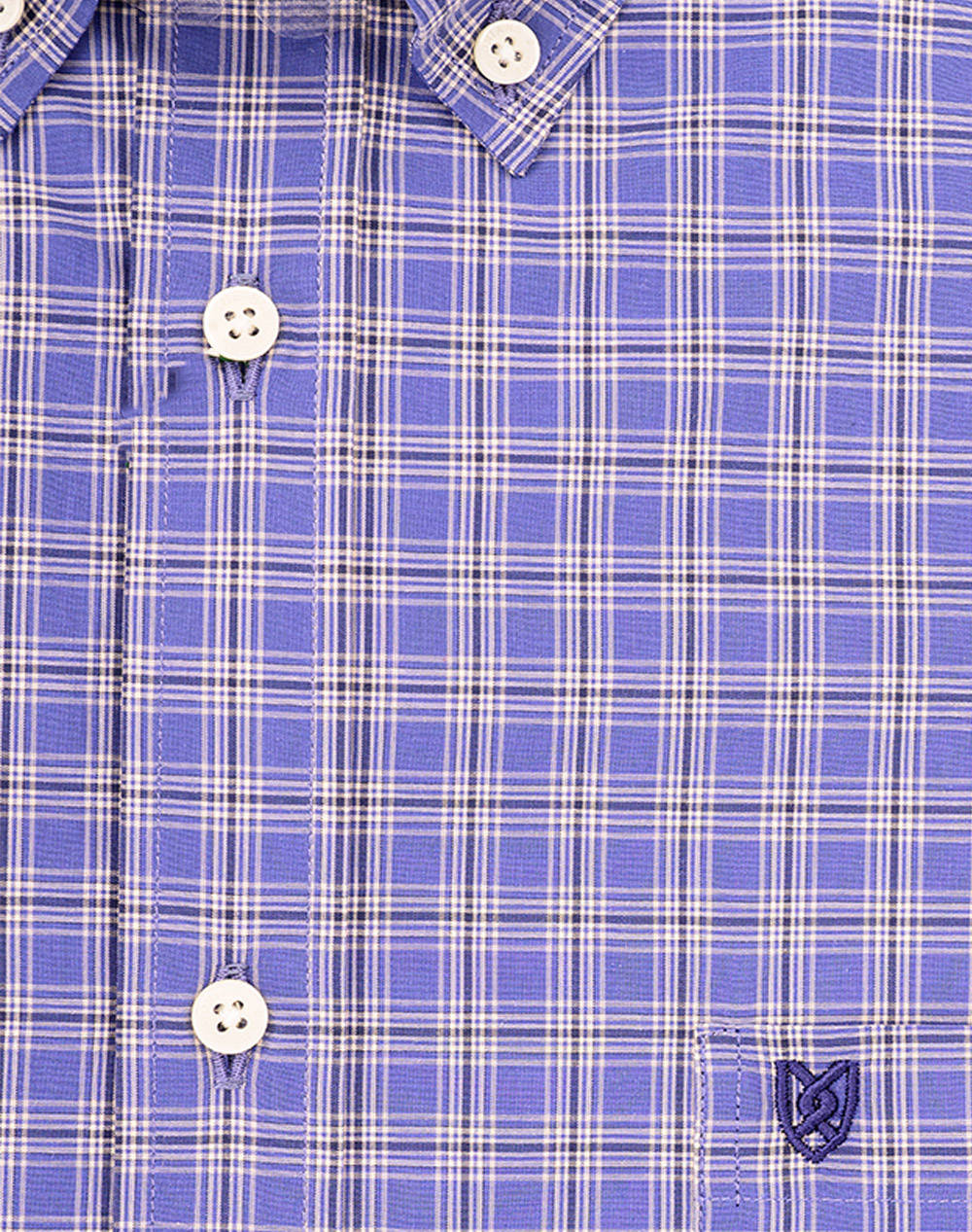 THE BOSTONIANS CAMASA MAVERICK POPLIN REGULAR FIT MedCheck POPLIN Button-down Regular FIT