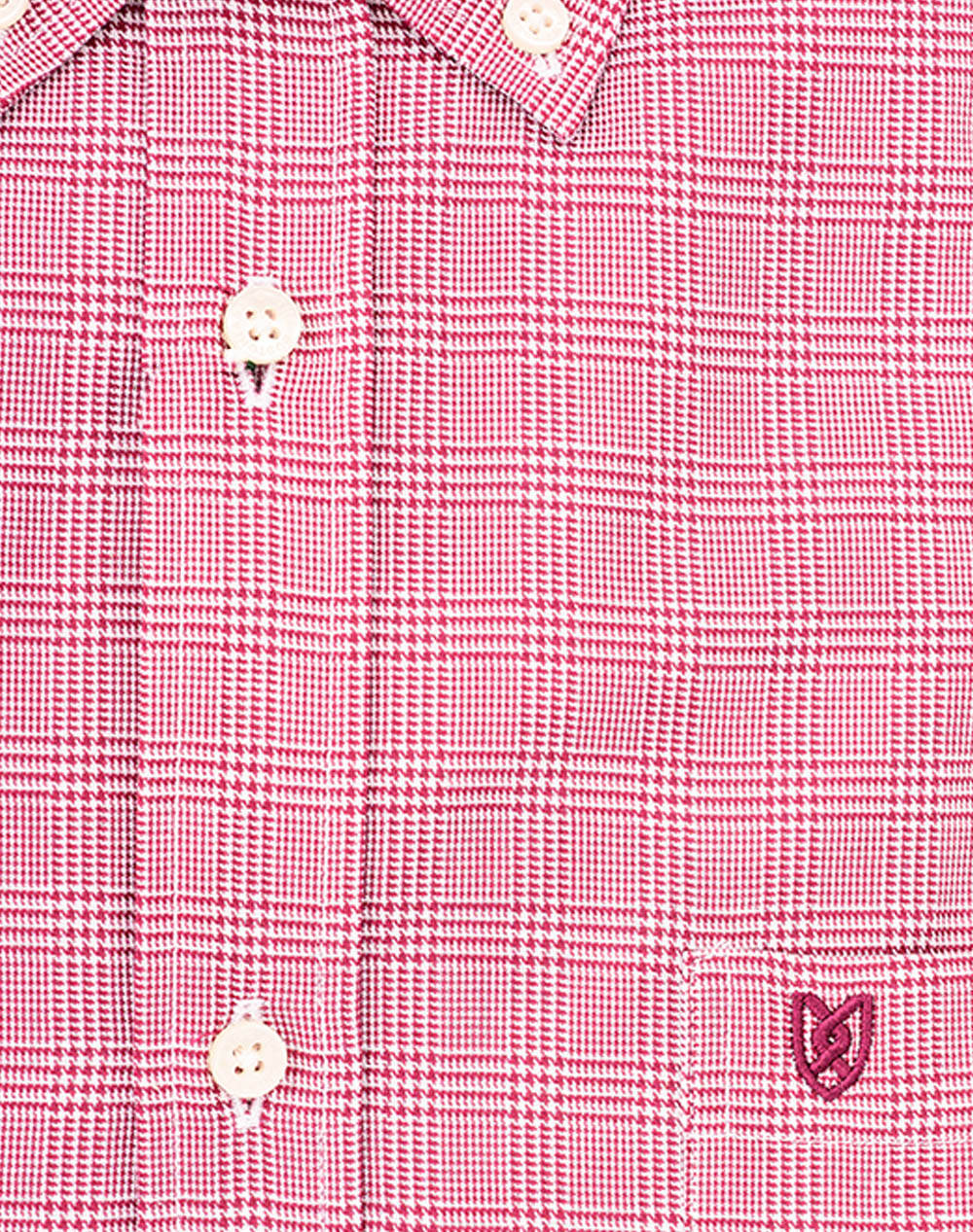 THE BOSTONIANS CAMASA MAVERICK TWILL REGULAR FIT MedCheck TWILL Button-down Regular FIT