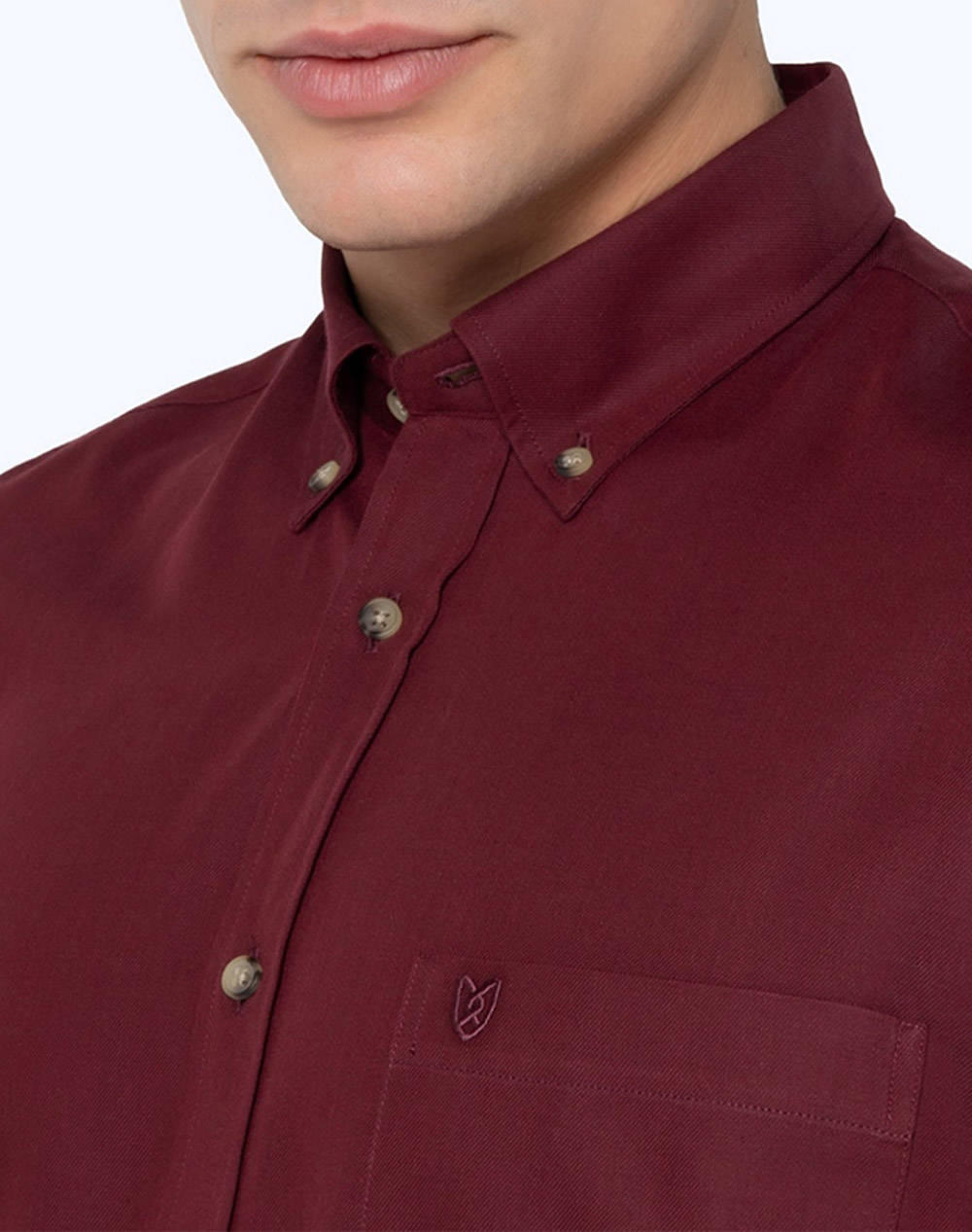 THE BOSTONIANS CAMASA TWILL REGULAR FIT Plain TWILL Button-down Regular Fit