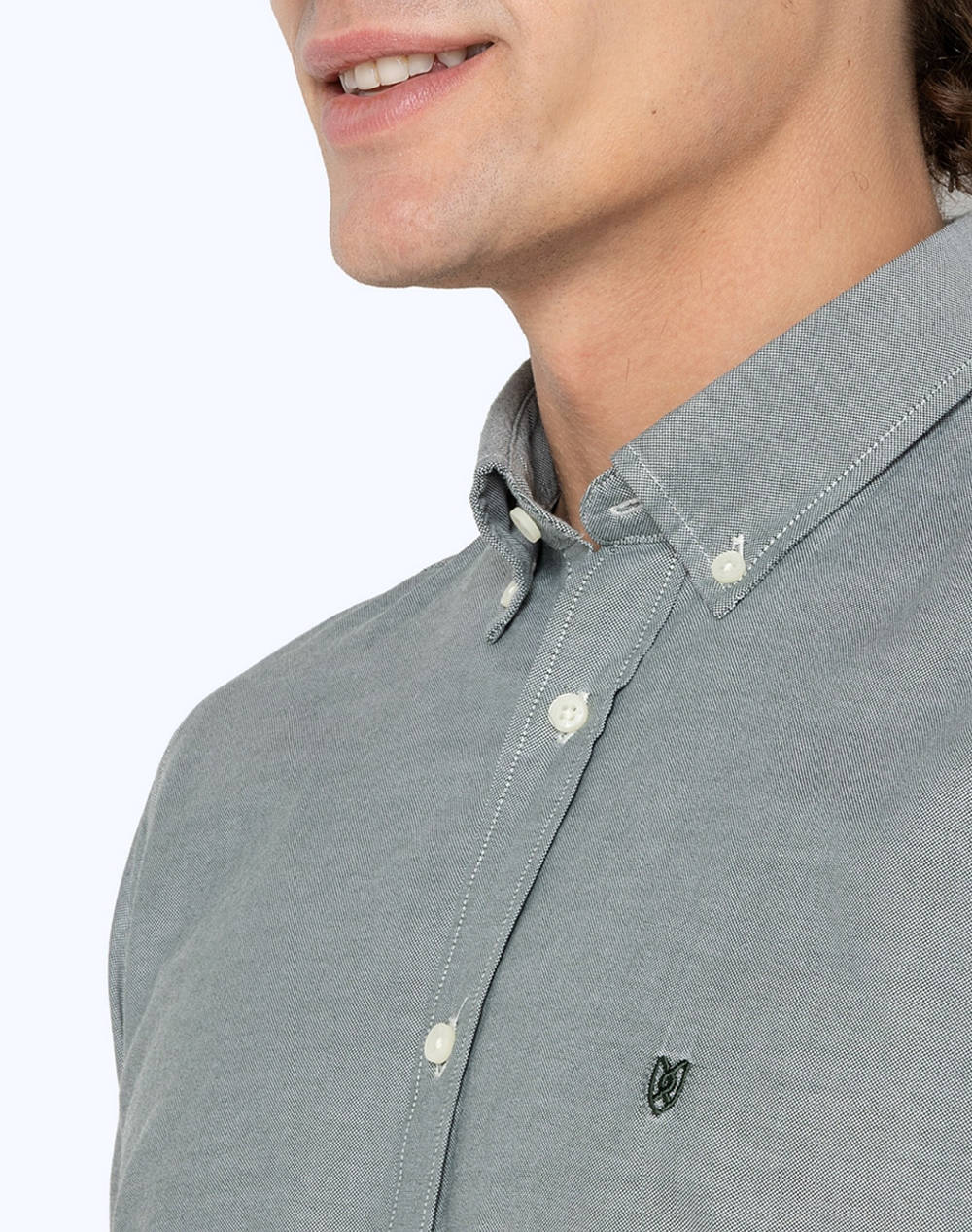 THE BOSTONIANS CAMASA OXFORD REGULAR FIT Plain OXFORD Button-down Regular Fit