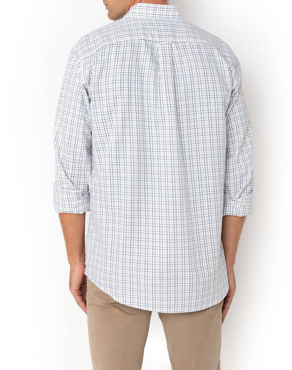 THE BOSTONIANS CAMASA MAVERICK TWILL REGULAR FIT MedCheck TWILL Button-down Regular FIT