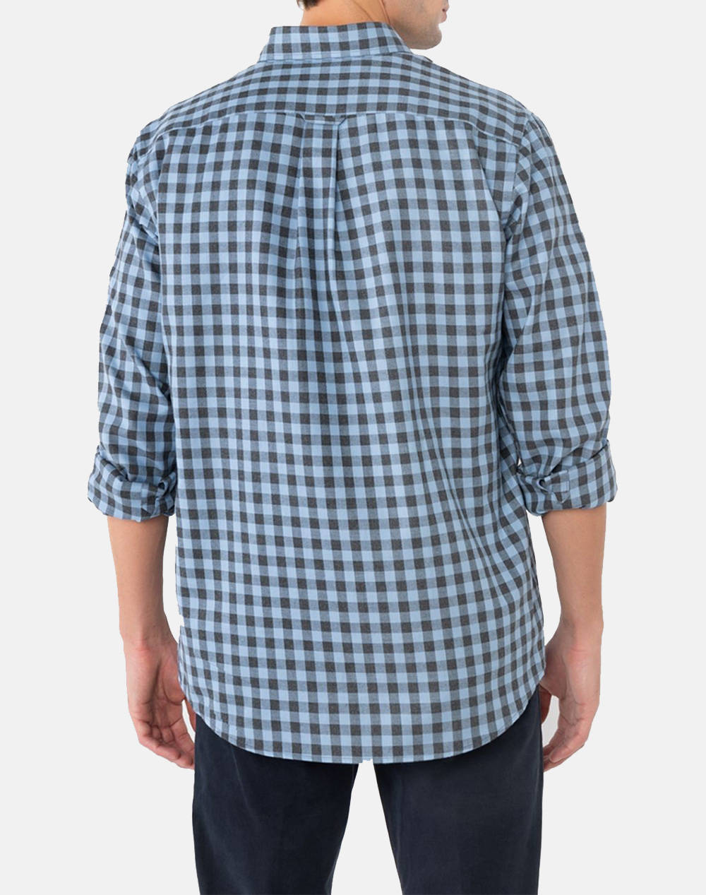 THE BOSTONIANS CAMASA MAVERICK TWILL REGULAR FIT MedCheck TWILL Button-down Regular FIT