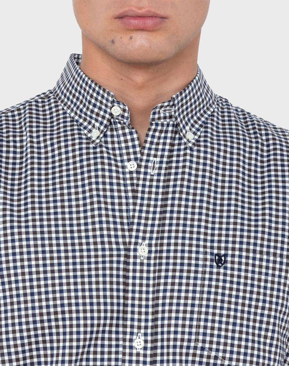 THE BOSTONIANS CAMASA CHESTER REGULAR FIT MiniCheck FLANNEL Buttondown Regular FIT