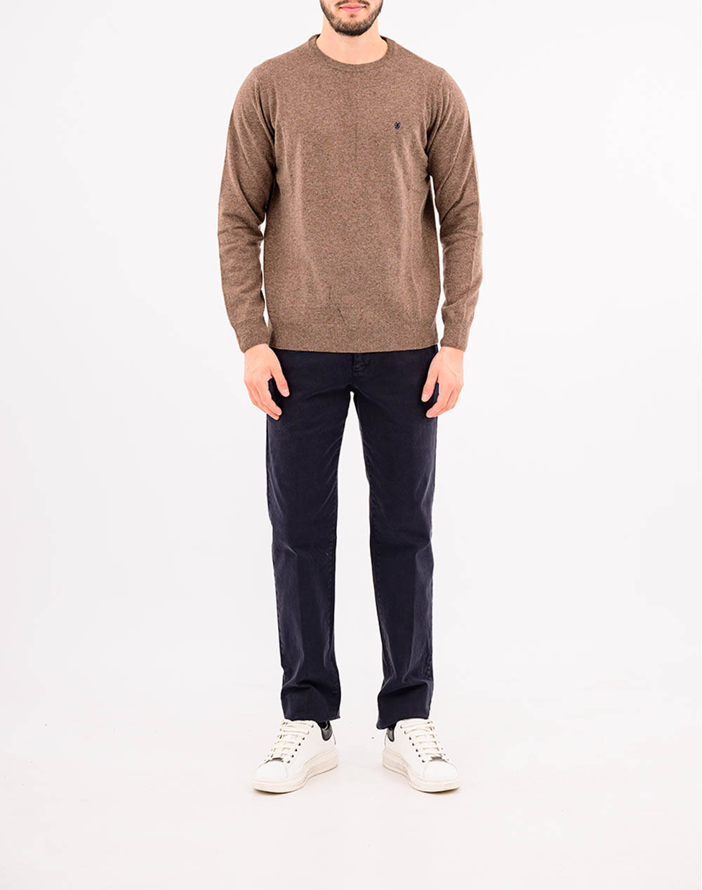 THE BOSTONIANS TRICOTAT LAMBSWOOL DECOLTEU REGULAR FIT