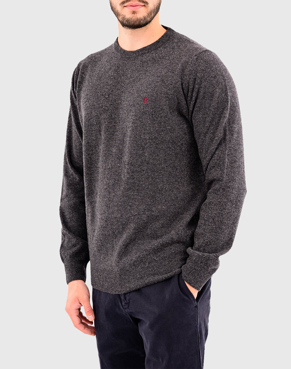 THE BOSTONIANS TRICOTAT LAMBSWOOL DECOLTEU REGULAR FIT