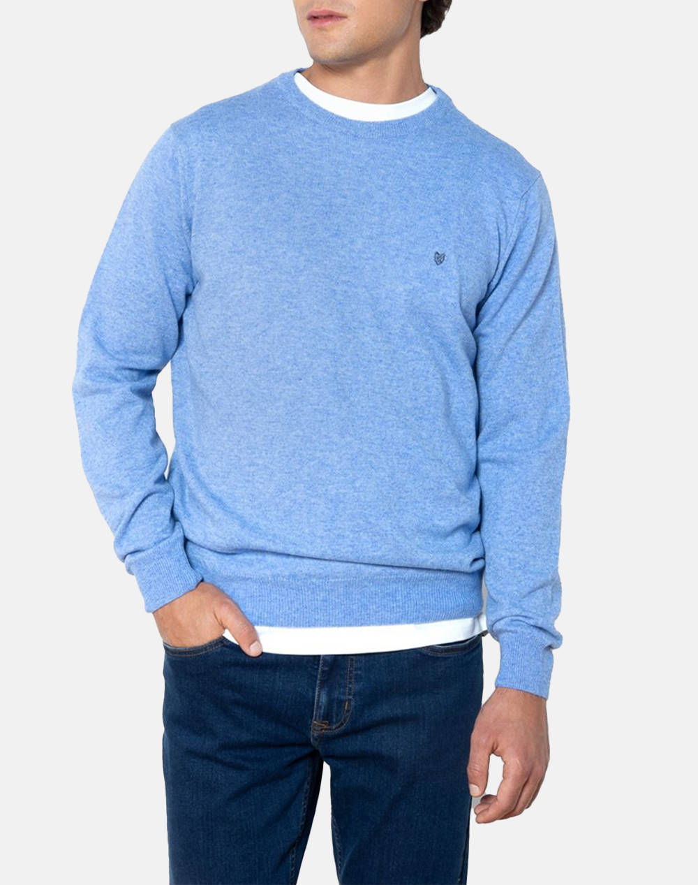 THE BOSTONIANS TRICOTAT LAMBSWOOL DECOLTEU REGULAR FIT