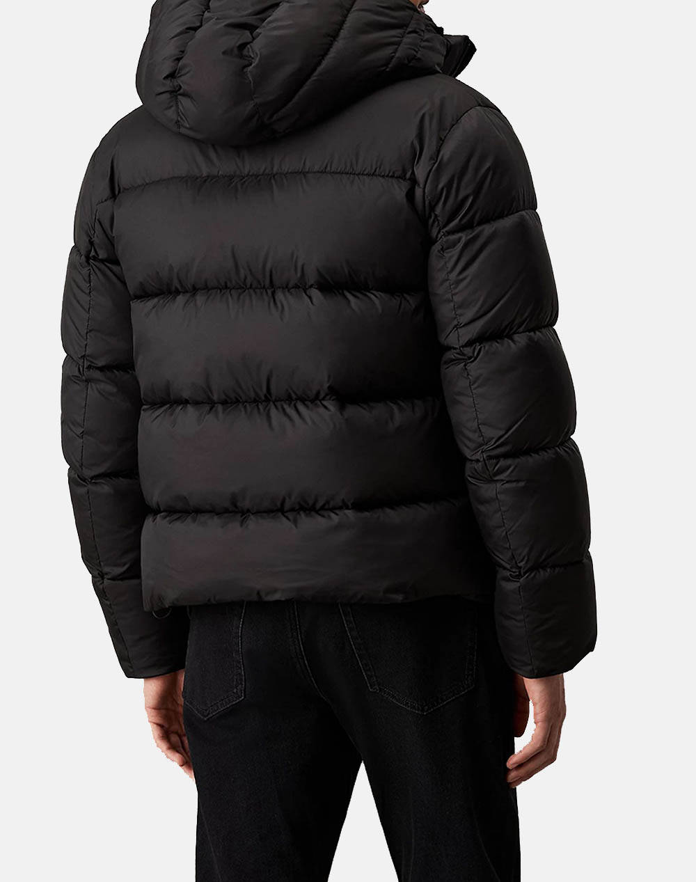 CALVIN KLEIN HOODED QUILT PUFFER MW