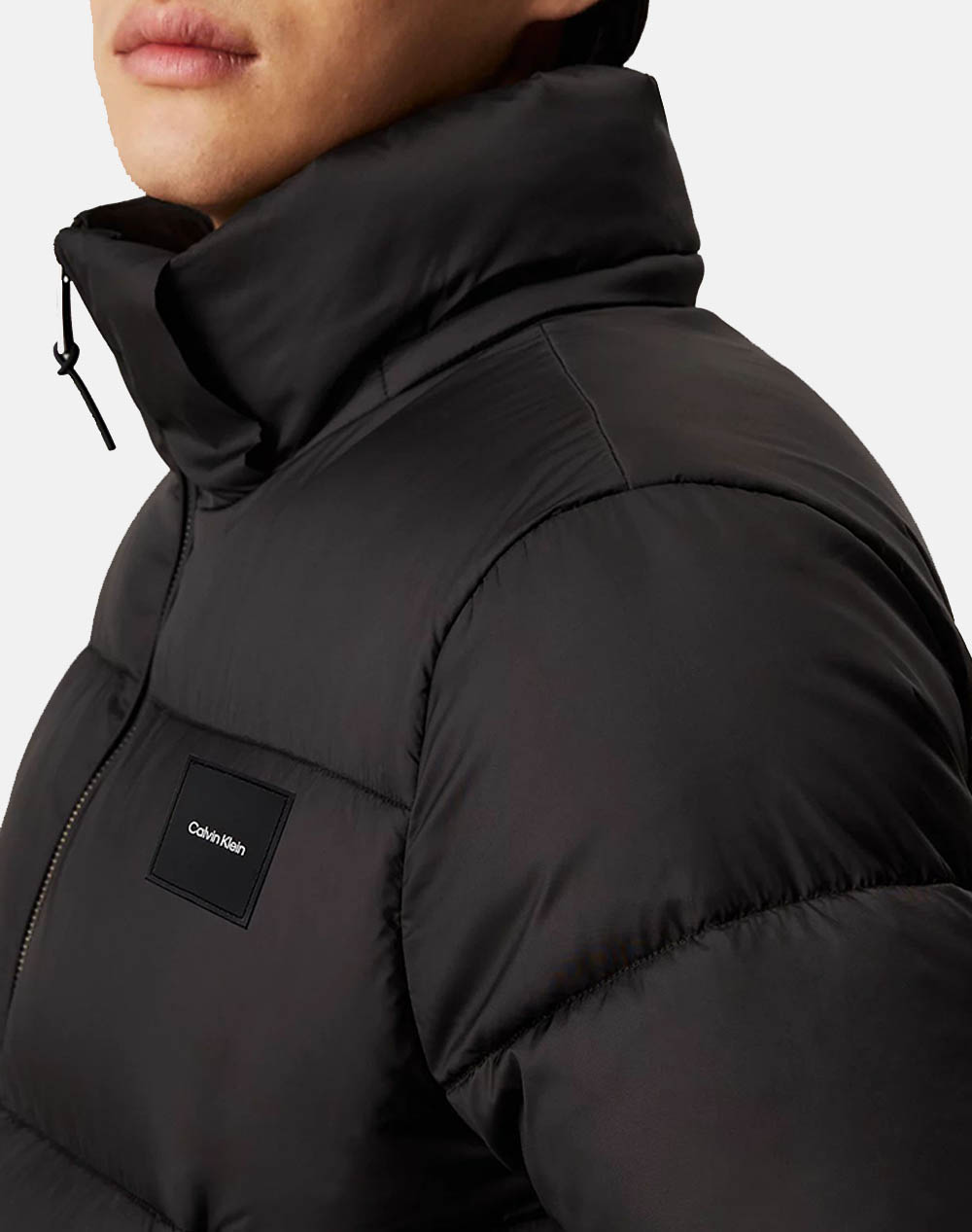 CALVIN KLEIN HOODED QUILT PUFFER MW