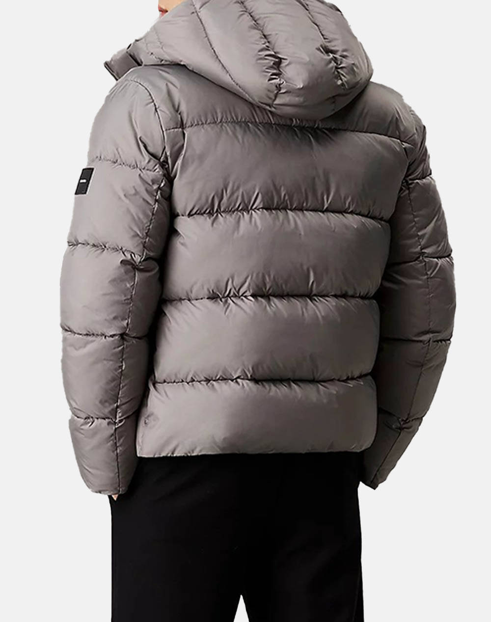 CALVIN KLEIN HOODED QUILT PUFFER MW