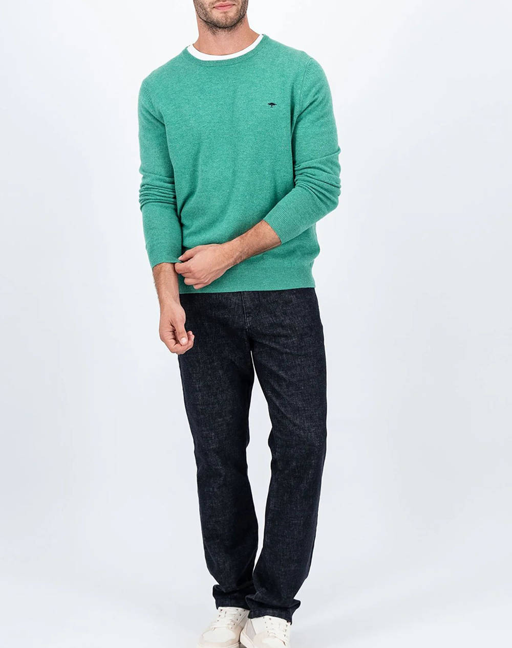 FYNCH HATTON O-Neck, Merino Cashmere