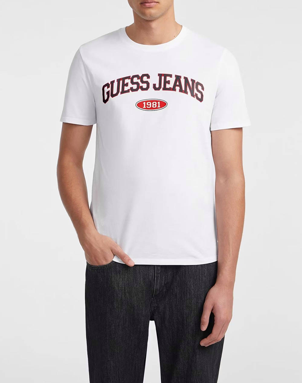 GUESS JEANS GJ SS CN SLIM GUESS J 1981 TEE BLUZA DE BARBATI