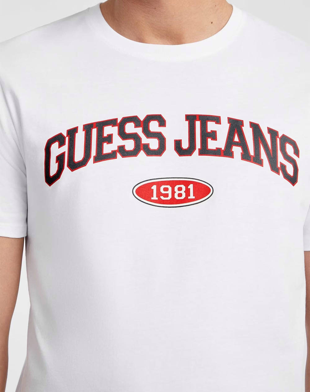 GUESS JEANS GJ SS CN SLIM GUESS J 1981 TEE BLUZA DE BARBATI