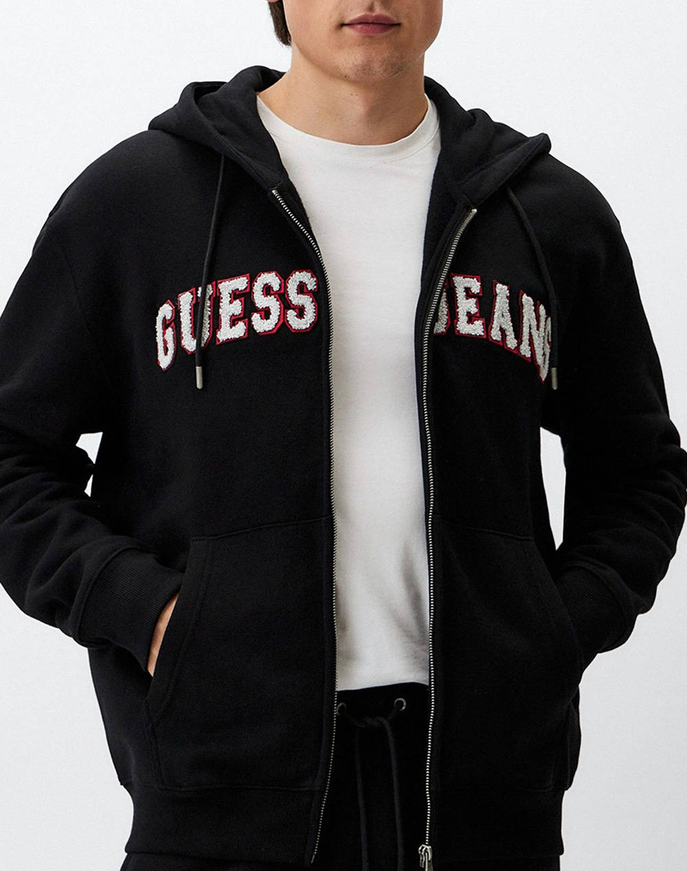 GUESS JEANS GJ ZIP HOOD REG GUESS J SWEAT HANORAC DE BARBATI