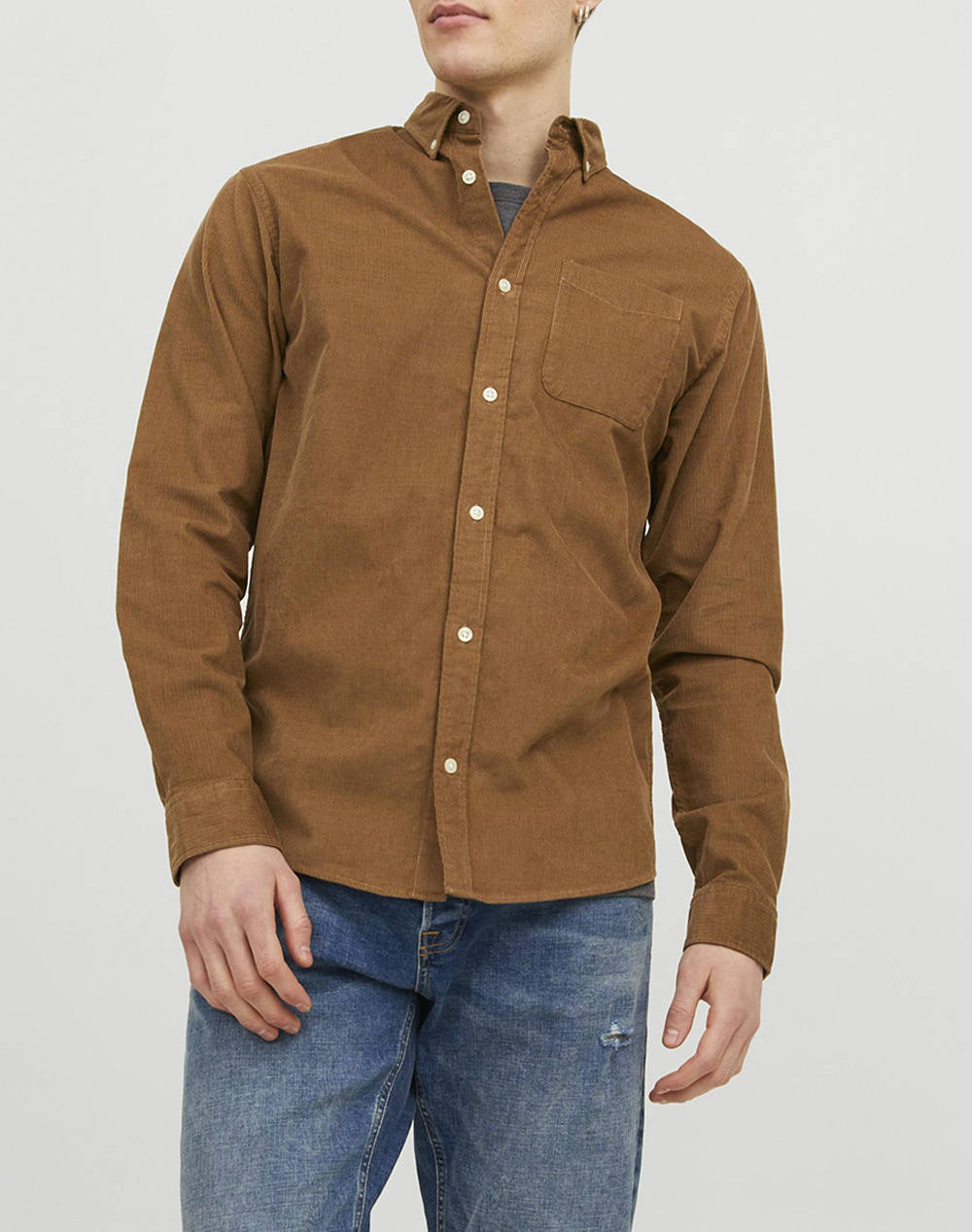 JACK&JONES JJECLASSIC CORD SHIRT LS SN