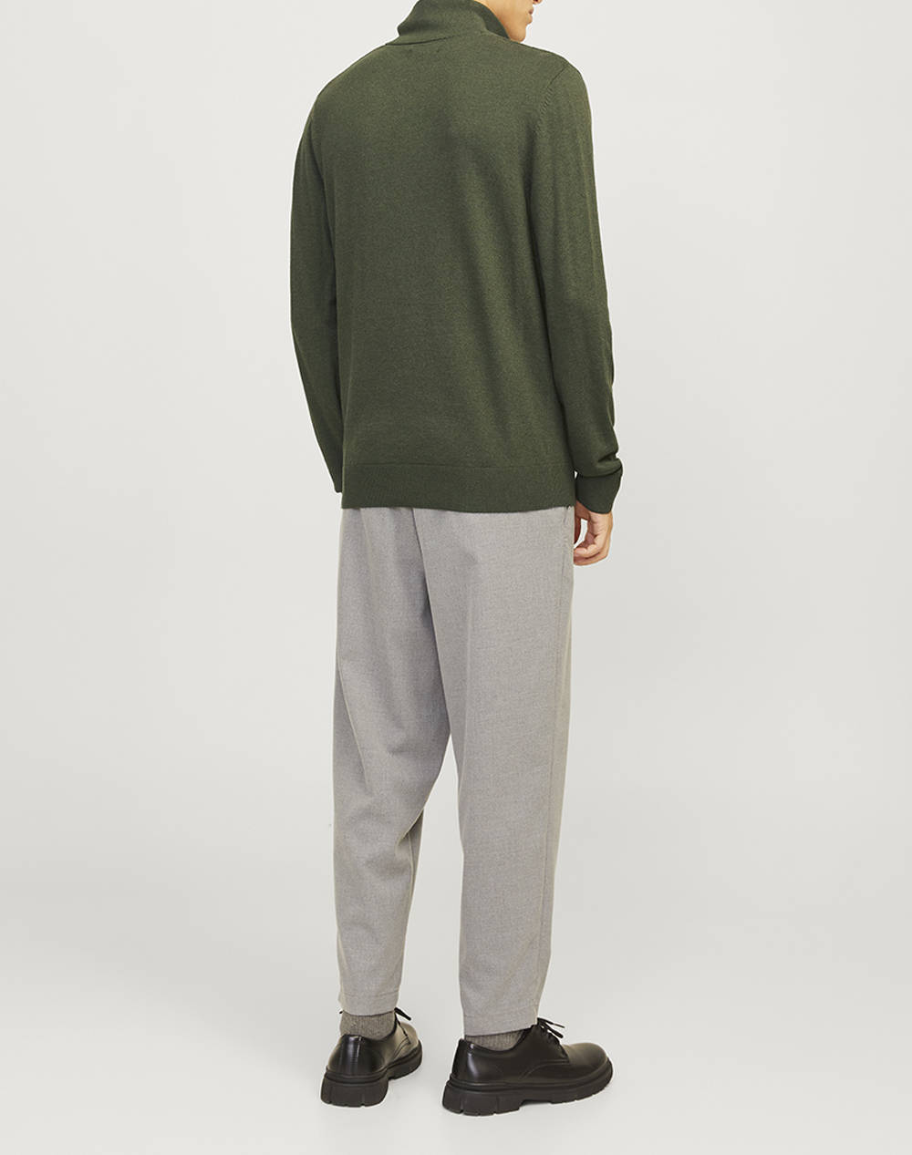 JACK&JONES JJEEMIL KNIT HALF ZIP NOOS