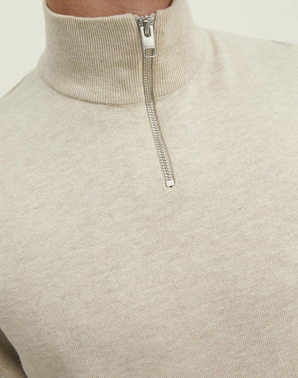 JACK&JONES JJEEMIL KNIT HALF ZIP NOOS