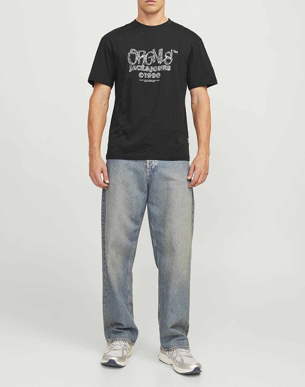 JACK&JONES JORBUSHWICK BOX TEE SS CREW NECK LN