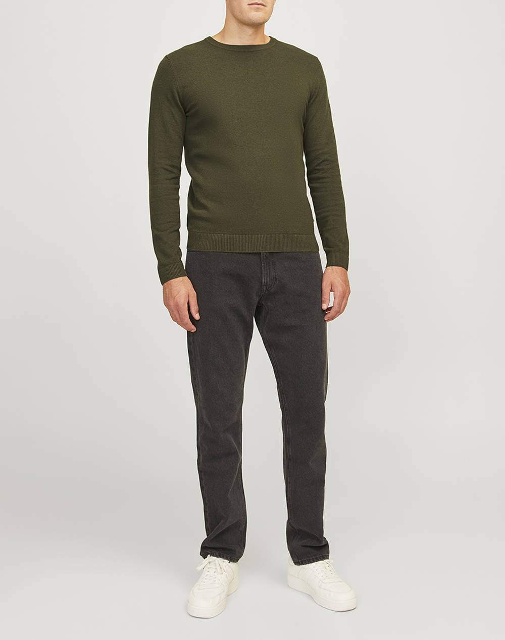 JACK&JONES JREBCALLUM KNIT CREW NECK NOOS