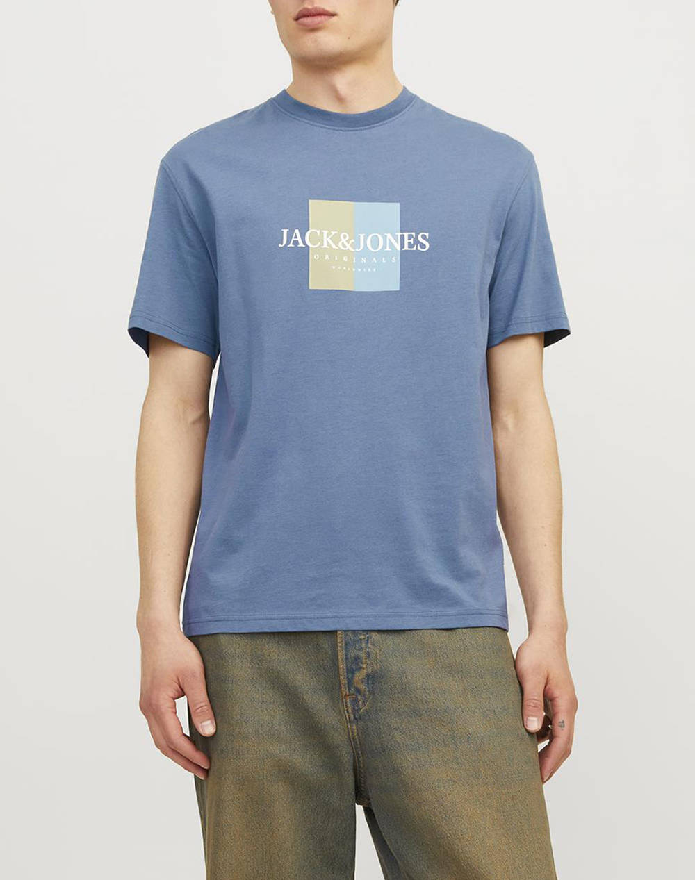 JACK&JONES JORFREDERIKSBERG BOX TEE SS C.N SN