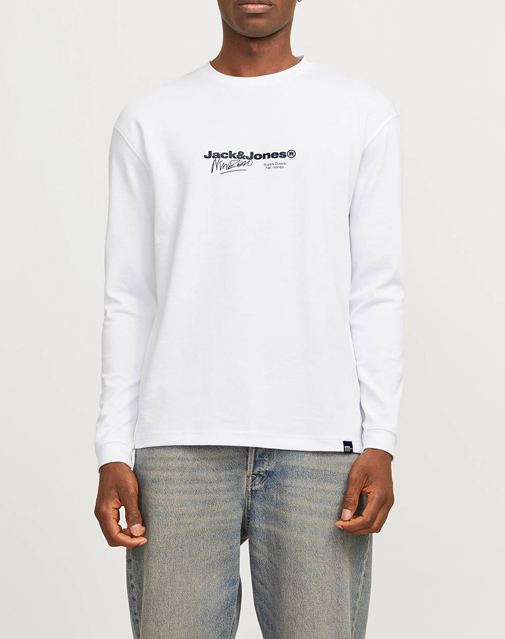 JACK&JONES JCOCHARLIE BRANDING TEE LS CREW NECK