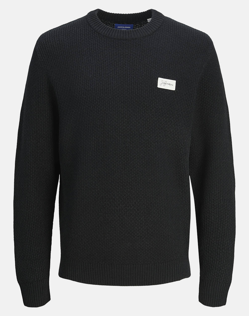 JACK&JONES JORPORTLAND BADGE KNIT CREW NECK