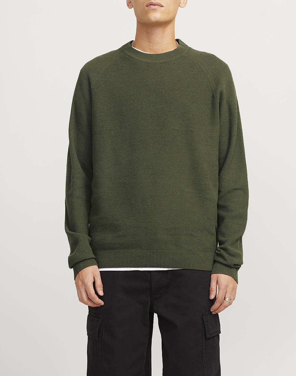 JACK&JONES JCOMAZER KNIT CREW NECK