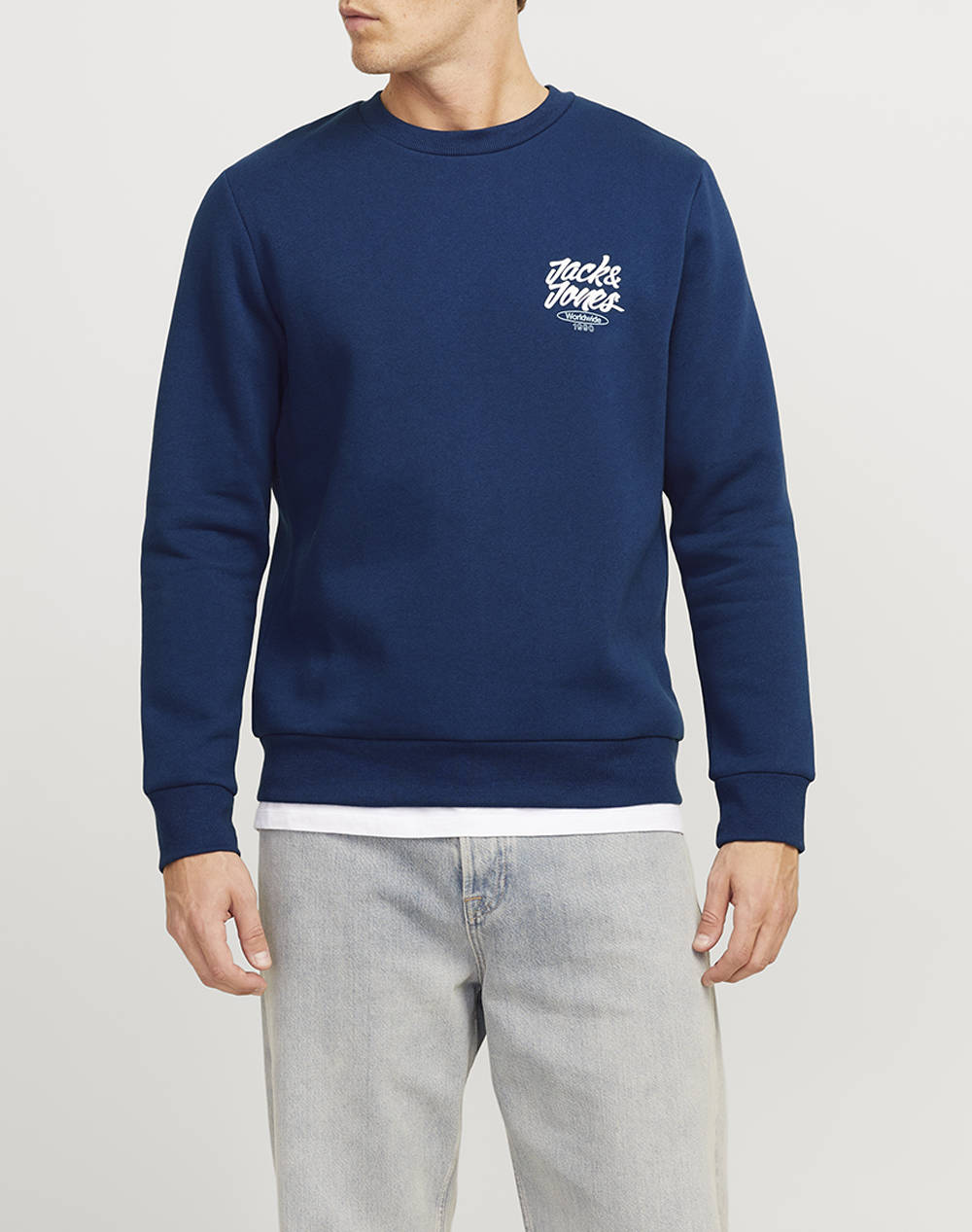 JACK&JONES JOREATON SWEAT CREW NECK FST