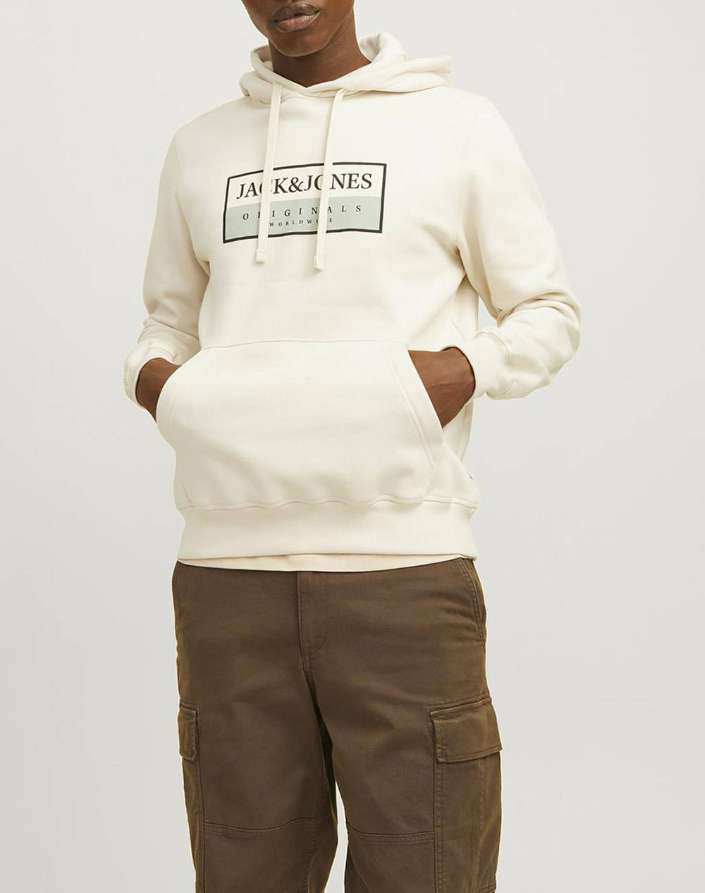 JACK&JONES JORFREDERIKSBERG BOX SWEAT HOOD SN