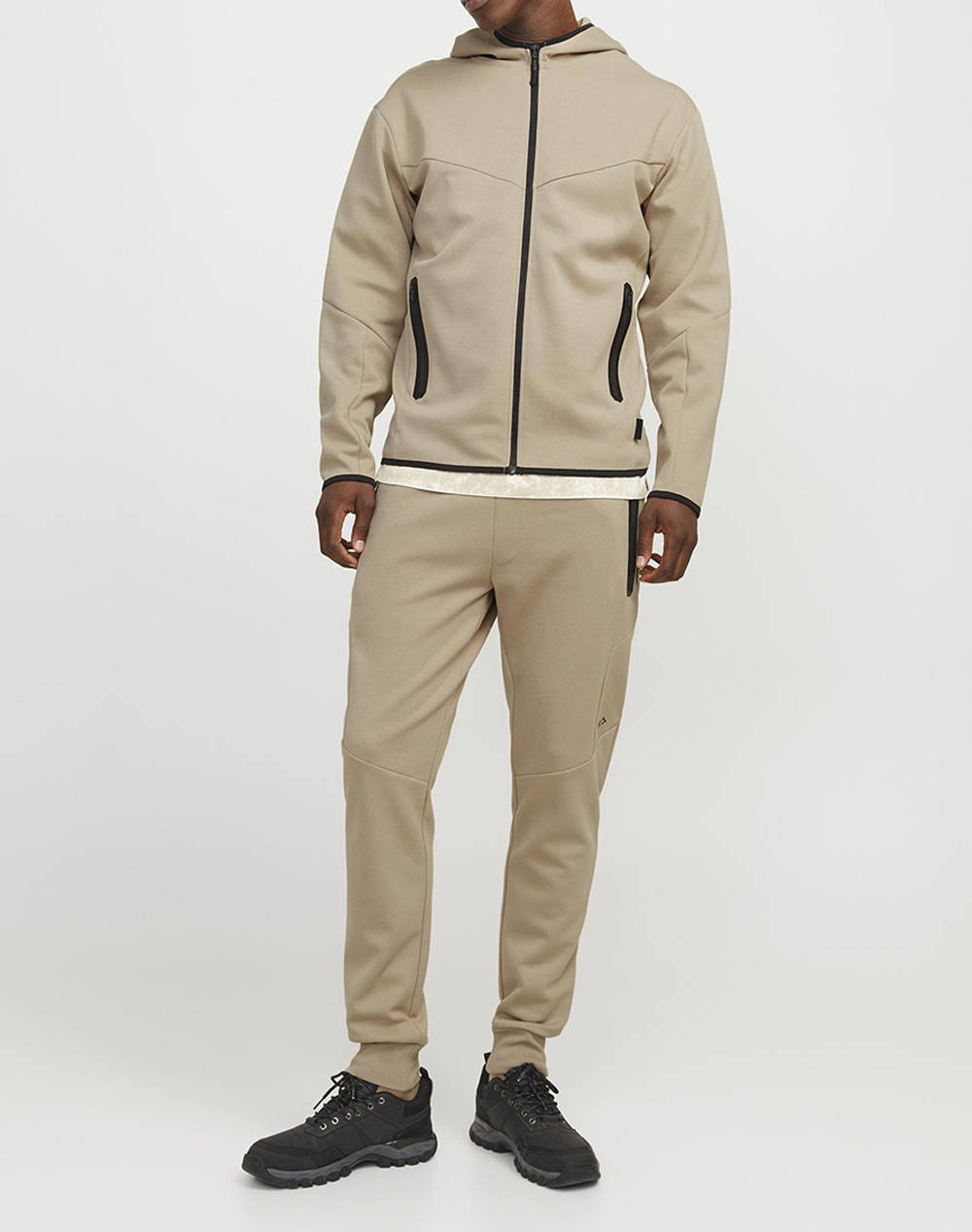 JACK&JONES JCOFUSION SWEAT ZIP HOOD NOOS