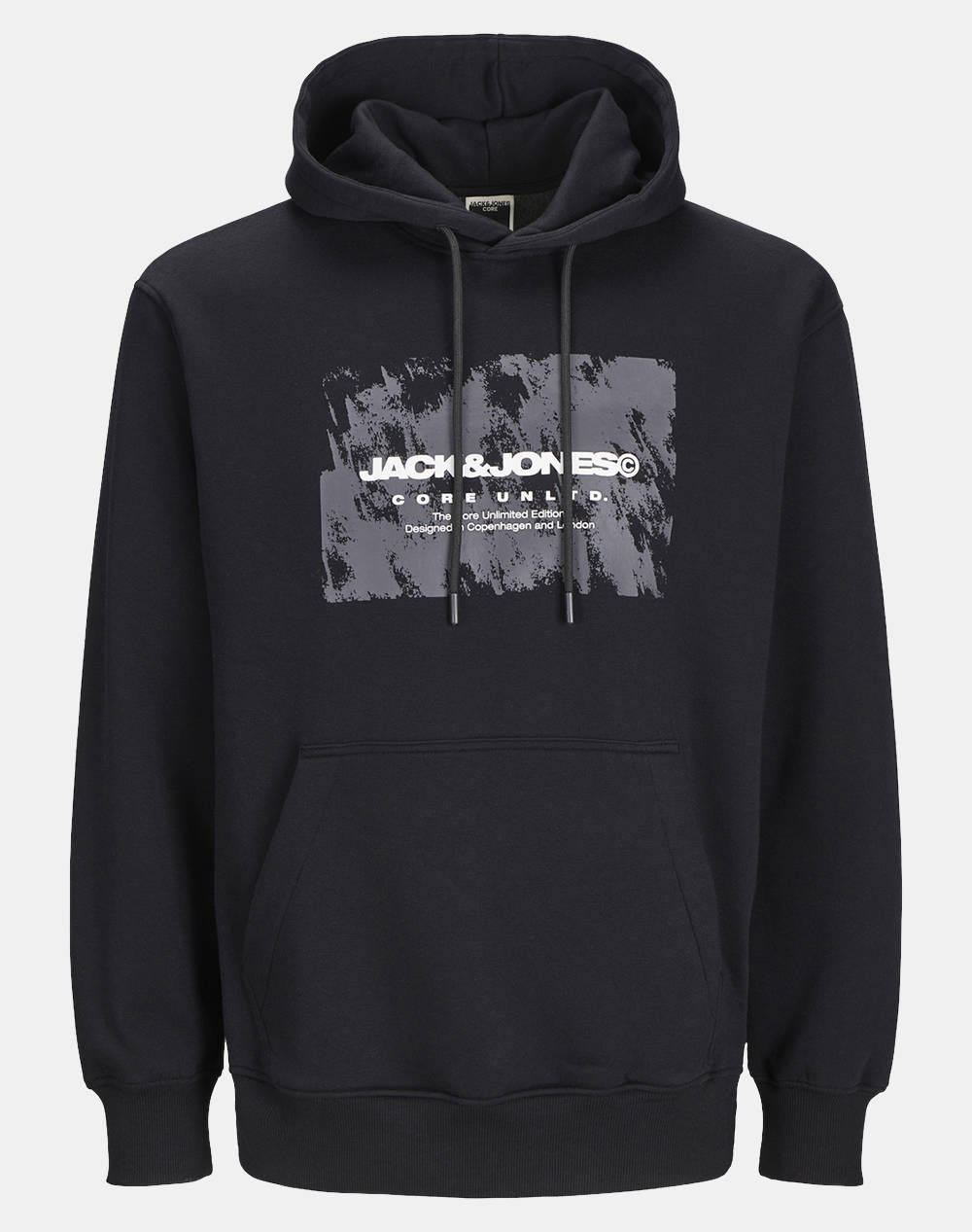 JACK&JONES JCOAERO FRONT PRINT SWEAT HOOD