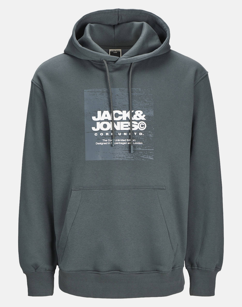 JACK&JONES JCOAERO FRONT PRINT SWEAT HOOD