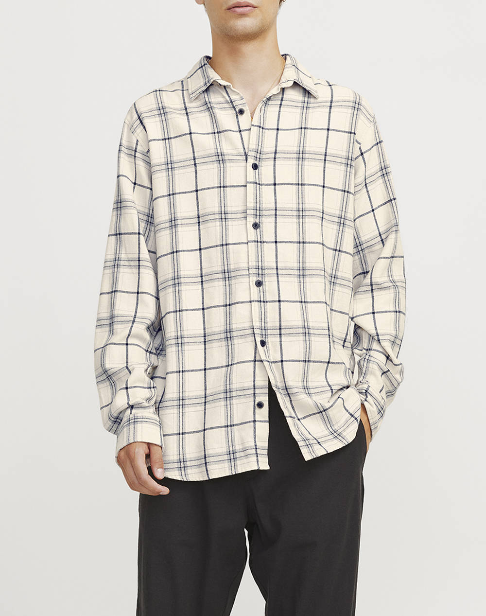 JJ REBEL JREBCHASE CHECK SHIRT LS