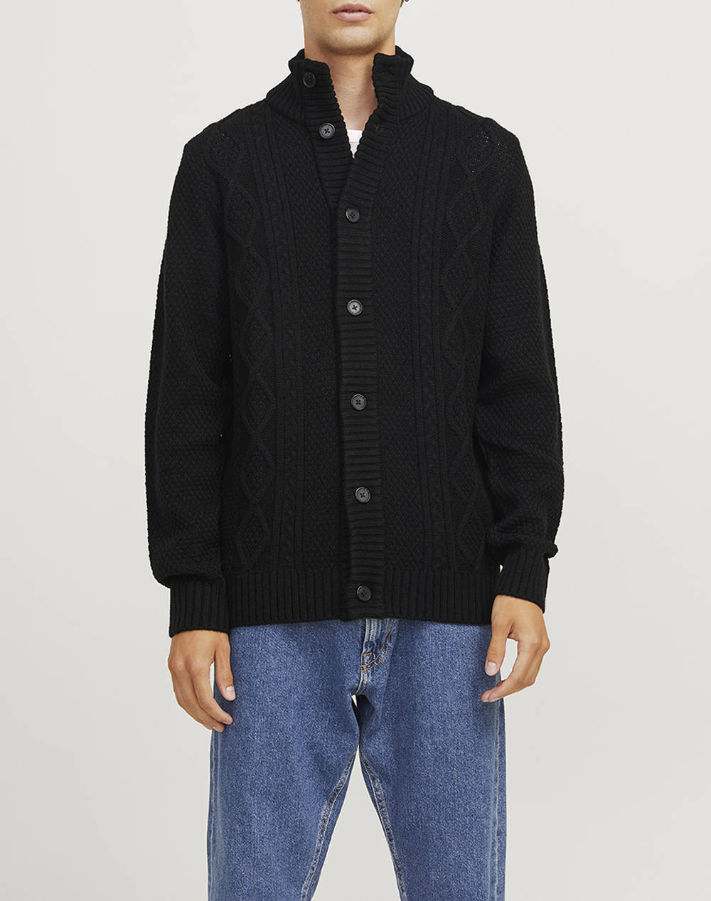 JJREBEL JREBJOSH KNIT CARDIGAN