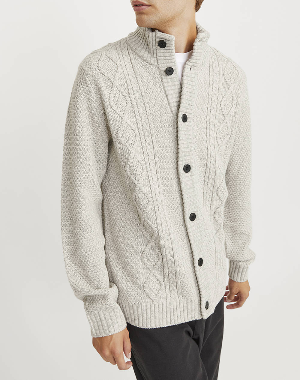 JJREBEL JREBJOSH KNIT CARDIGAN