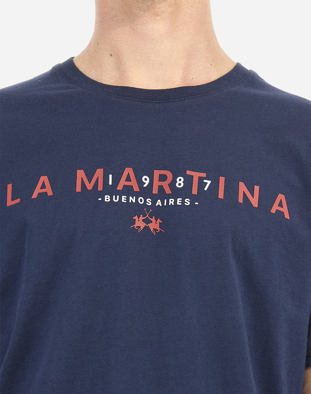 LA MARTINA BLUZA T-SHIRT KM MAN T-SHIRT JERSEY