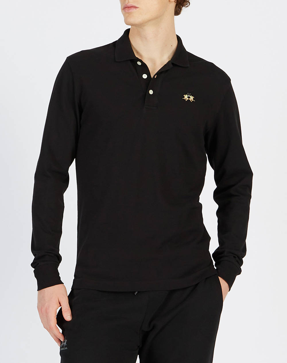 LA MARTINA BLUZA POLO ΜΜ MAN POLO L/S PIQUET STRETCH