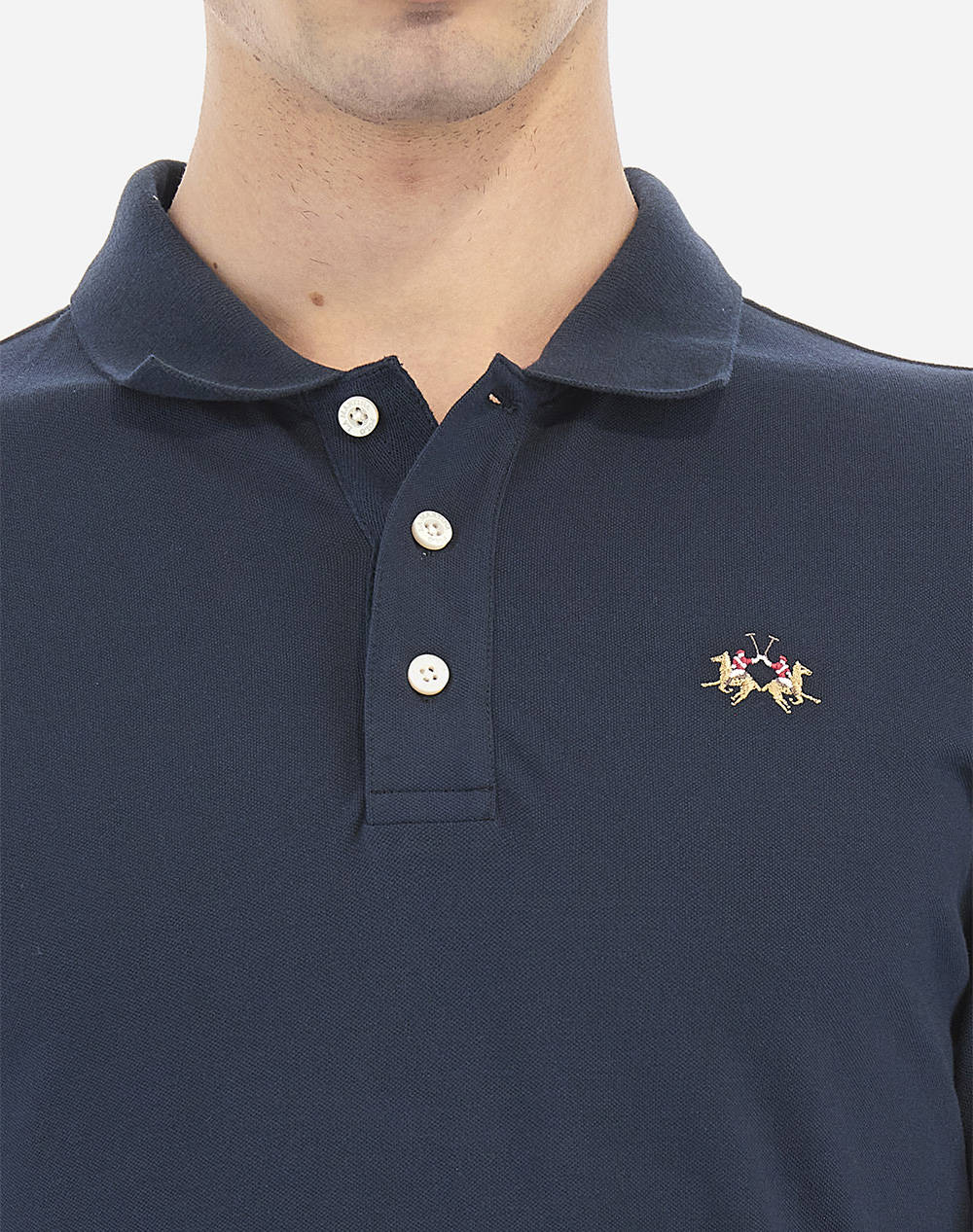 LA MARTINA BLUZA POLO ΜΜ MAN POLO L/S PIQUET STRETCH