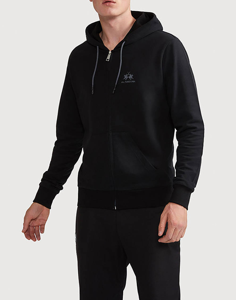 LA MARTINA JACHETA HANORAC ΜΜ MAN FULL ZIP HOODED FLEECE