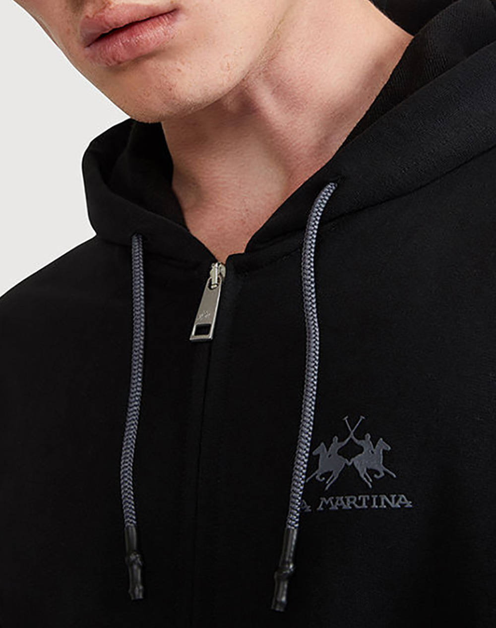 LA MARTINA JACHETA HANORAC ΜΜ MAN FULL ZIP HOODED FLEECE