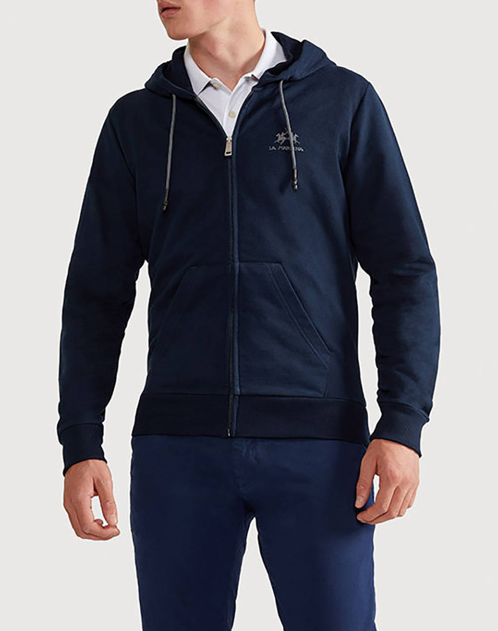 LA MARTINA JACHETA HANORAC ΜΜ MAN FULL ZIP HOODED FLEECE