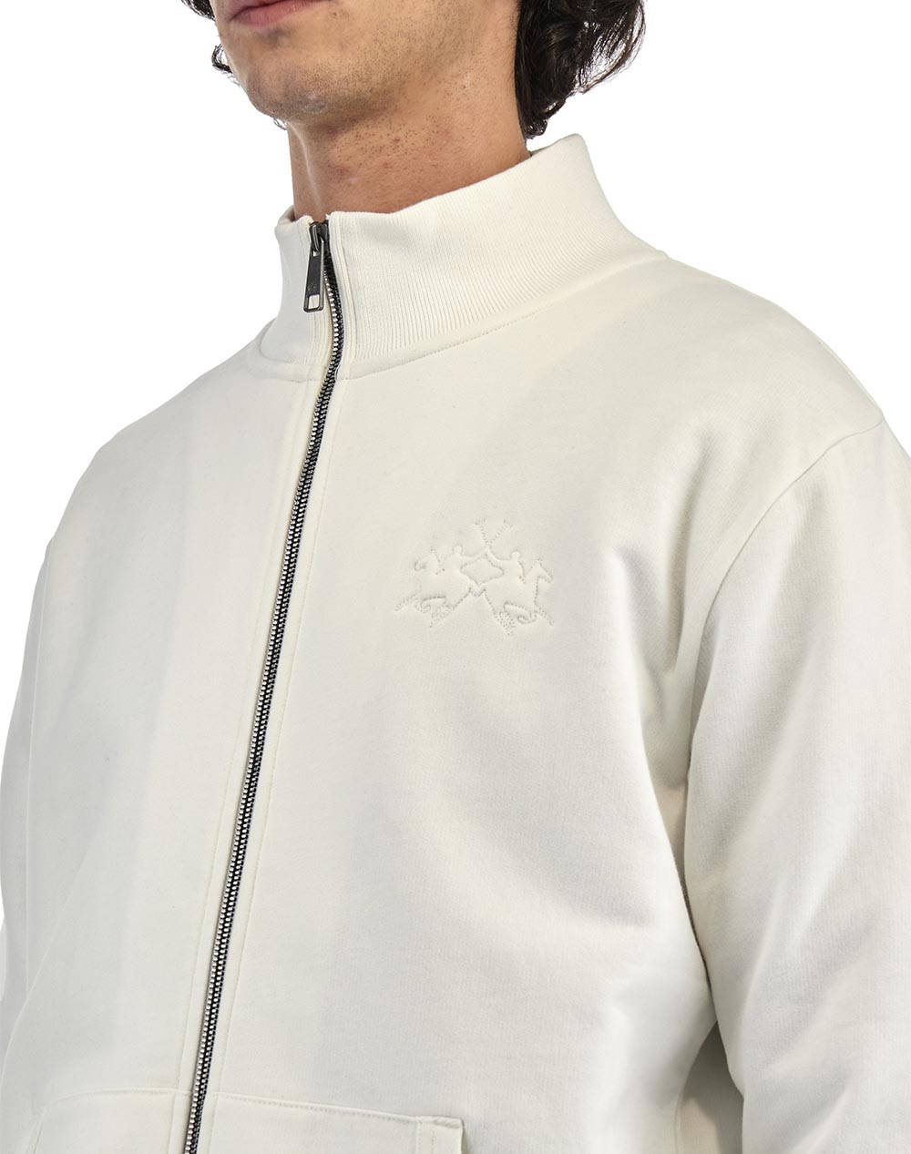 LA MARTINA JACHETA HANORAC MM MAN FULL ZIP SWEATSHIRT BRUSHE