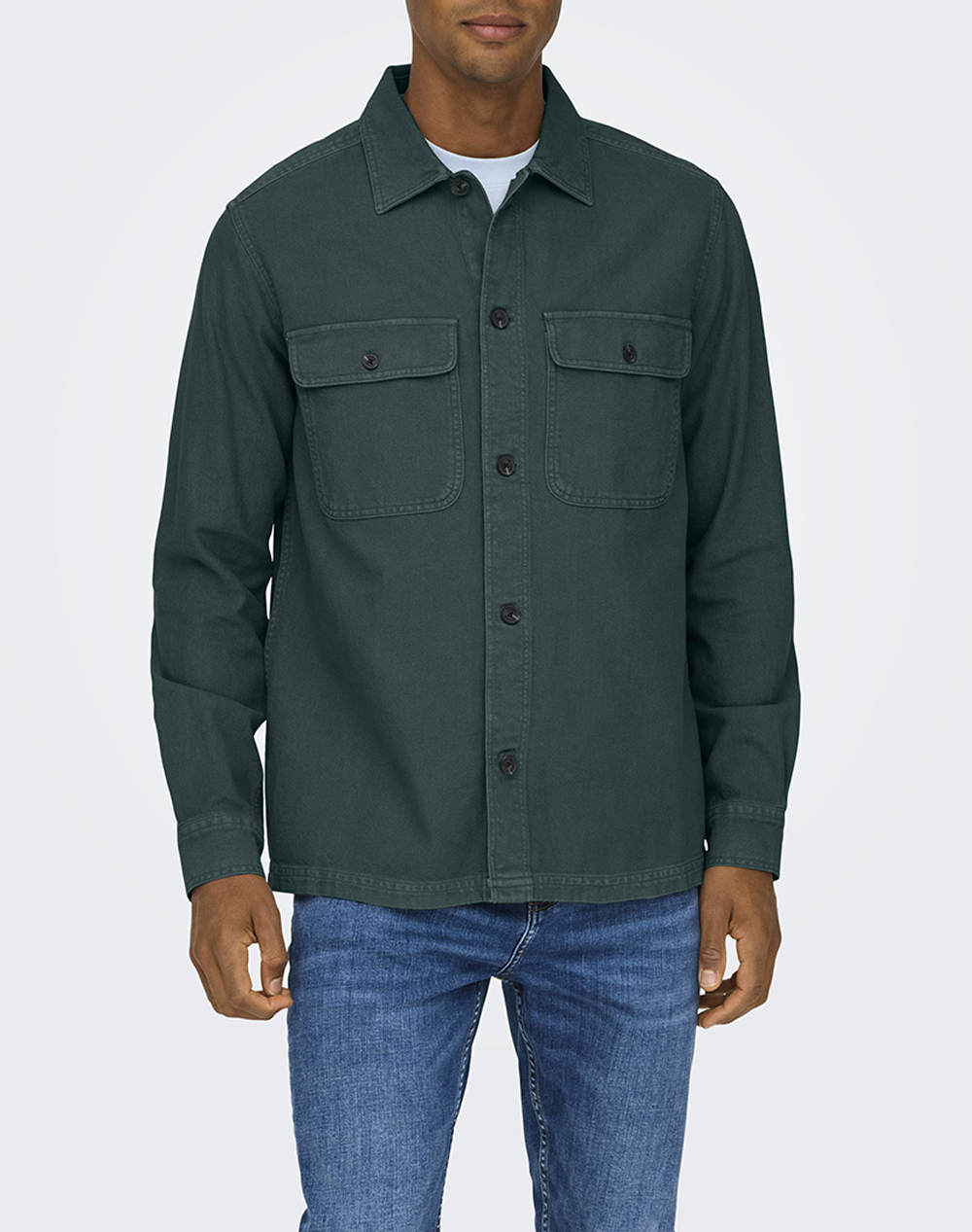 ONLY&SONS ONSOLIVER TWILL OVERDYE OVERSHIRT BF