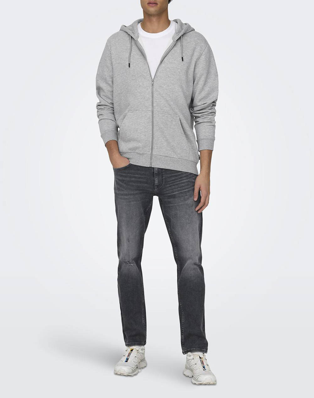 ONLY&SONS ONSCERES ZIP THR. HOODIE SWEAT NOOS