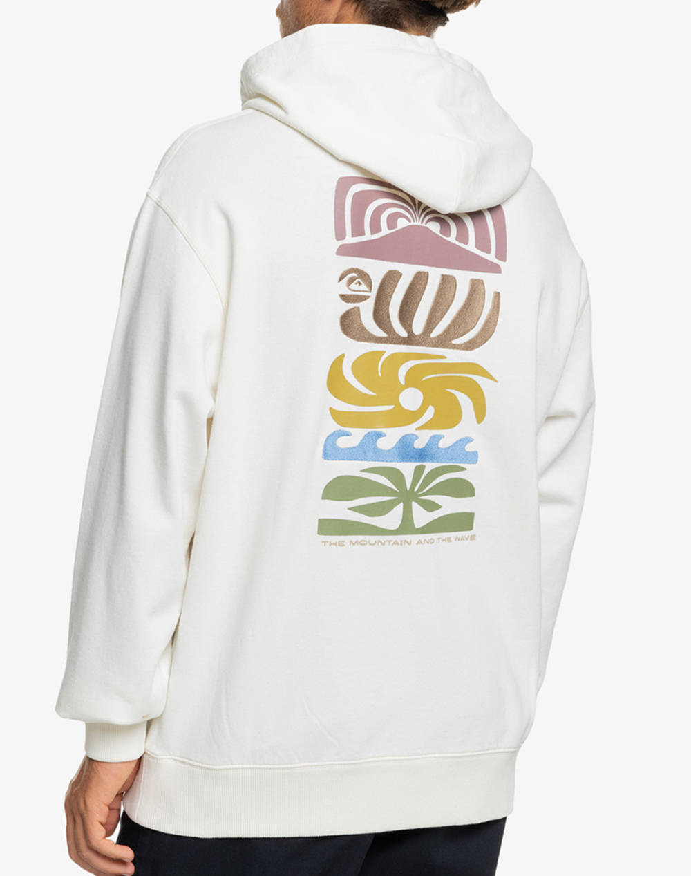 QUIKSILVER NATURAL DYE SCREEN HOODIE HANORAC DE BARBATI