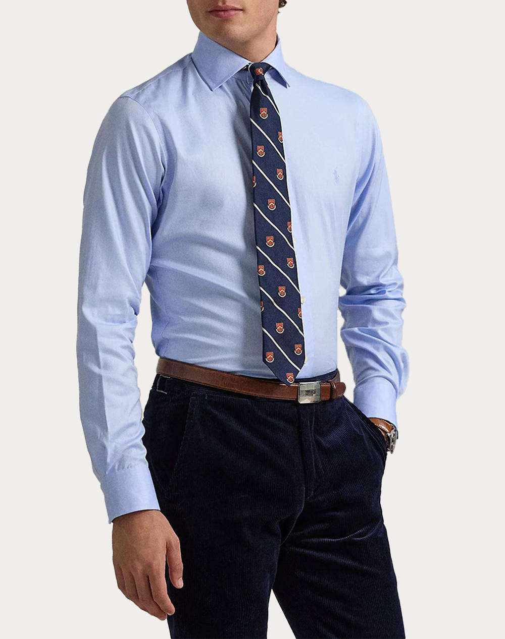 RALPH LAUREN CUREGPPCN-LONG SLEEVE-DRESS SHIRT