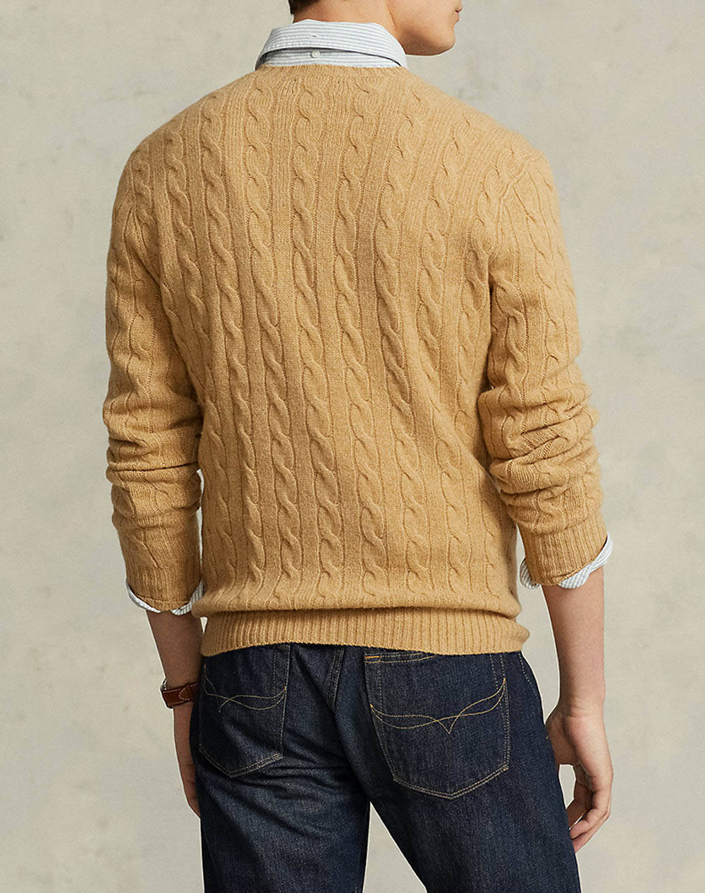 RALPH LAUREN CABLECNPP-PULLOVER