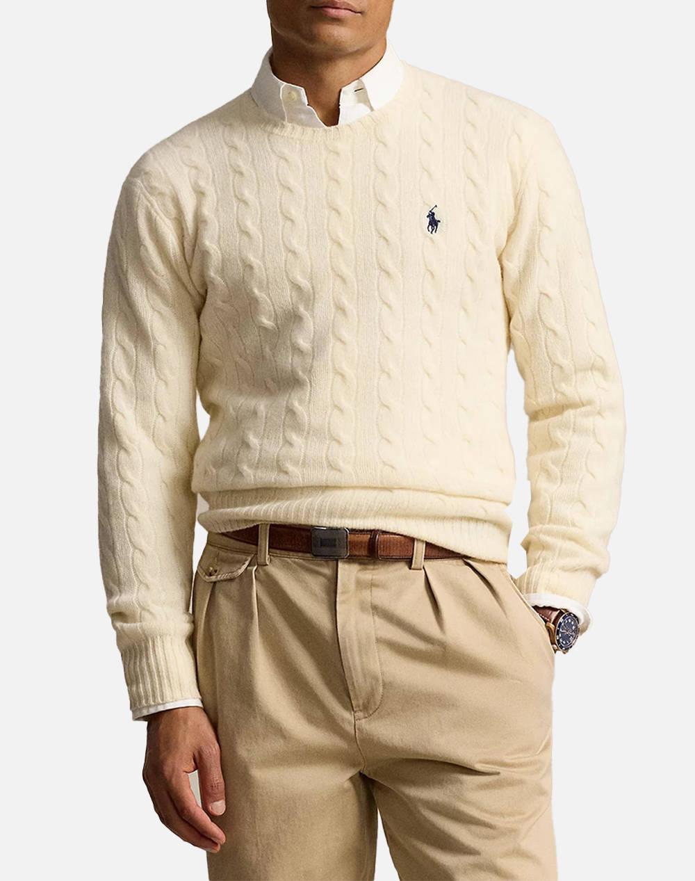 RALPH LAUREN CABLECNPP-PULLOVER