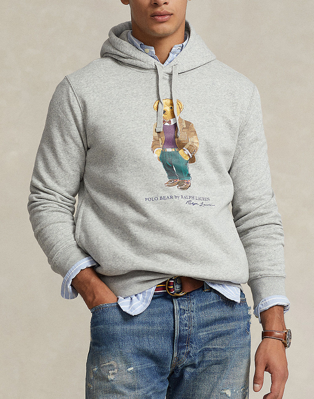 RALPH LAUREN LSPOHOODM6-LONG SLEEVE-SWEATSHIRT